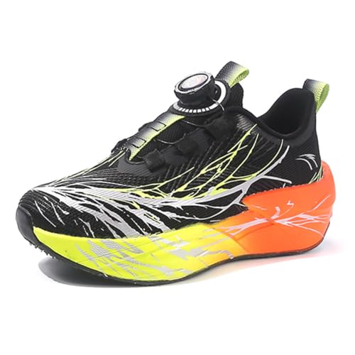 Geymxzik Laufschuhe Kinder Turnschuhe Jungen Schuhe Mädchen Leicht Sportschuhe Atmungsaktiv Mesh Sneakers Freizeit Schuhe 32EU von Geymxzik