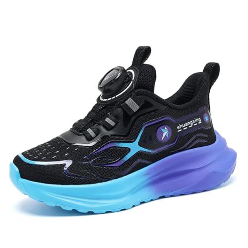 Geymxzik Laufschuhe Kinder Turnschuhe Jungen Schuhe Mädchen Leicht Sportschuhe Atmungsaktiv Mesh Sneakers Freizeit Schuhe 34EU von Geymxzik
