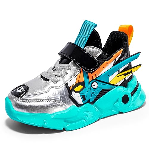 Geymxzik Schuhe Jungen Sportschuhe Kinder Mädchen Laufschuhe Atmungsaktiv Outdoor Turnschuhe Jungen Freizeit Sneaker Leicht Klettverschluss Hallenschuhe, 39EU Geymxzik Schuhe Jungen Sportschuhe Kinder Mädchen Laufschuhe Atmungsaktiv Outdoor Turnschuhe Jungen Freizeit Sneaker Leicht Klettverschluss Hallenschuhe, 39EU von Geymxzik