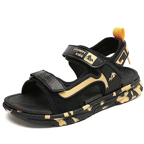 Geymxzik Kinder Sandalen Jungen Sommer Sandalen Mädchen Wasser Sommerschuhe Sandals für Boys Sport Outdoor Trekking, 38 EU von Geymxzik