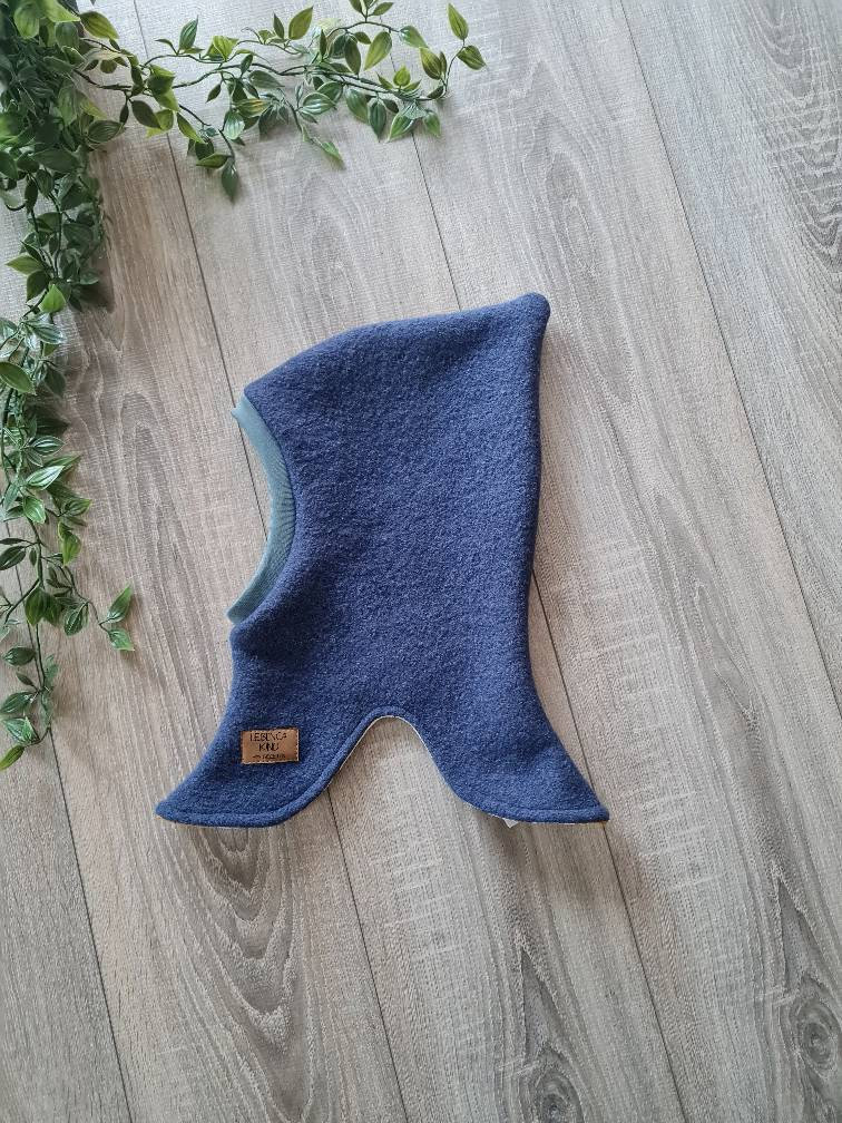 Walk Schlupfmütze Wollwalk Zipfelmütze Aus 100% Schafswolle Gefüttert Mit Wal Fisch Jersey Warme Mütze Baby Kind Mädchen Jungen Gezeiten von Gezeiten