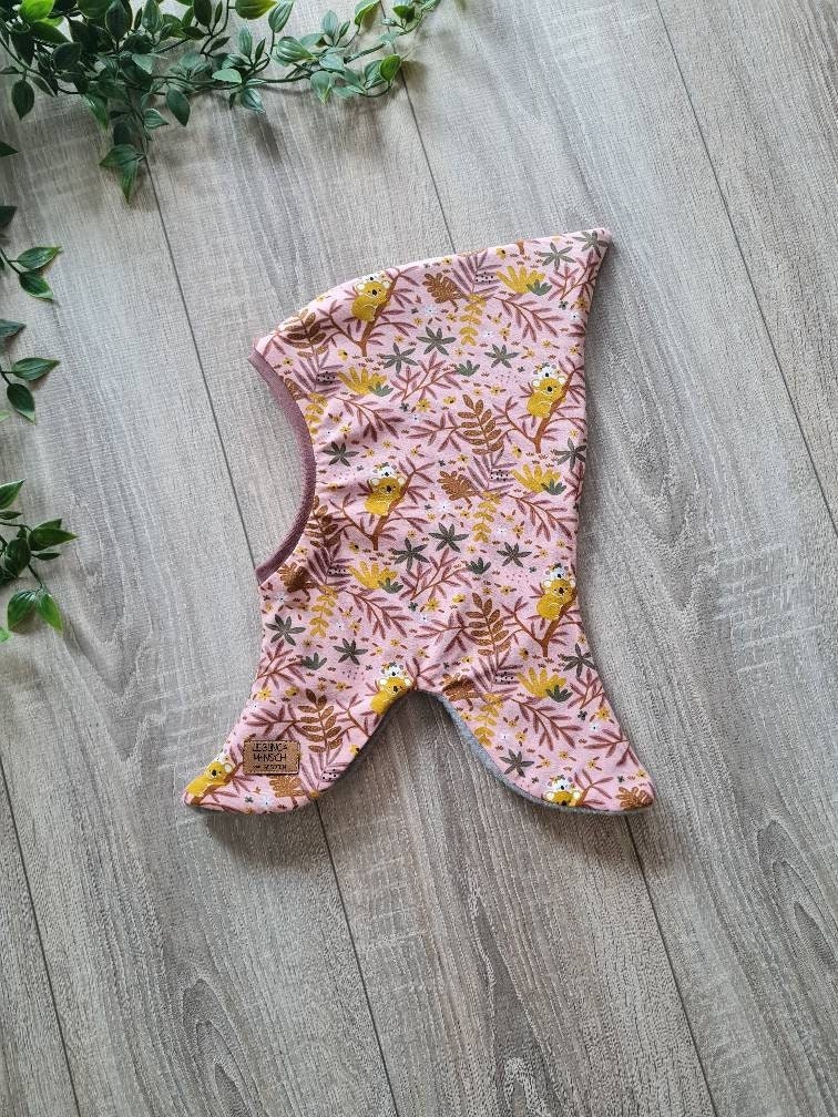 Zipfelmütze Schlupfmütze Mütze Zwergenmütze Wintermütze Warm Gefüttert Fleece Jersey 42 - 57 Baby Kind Koala Bär Koalas Blume Gezeiten von Gezeiten