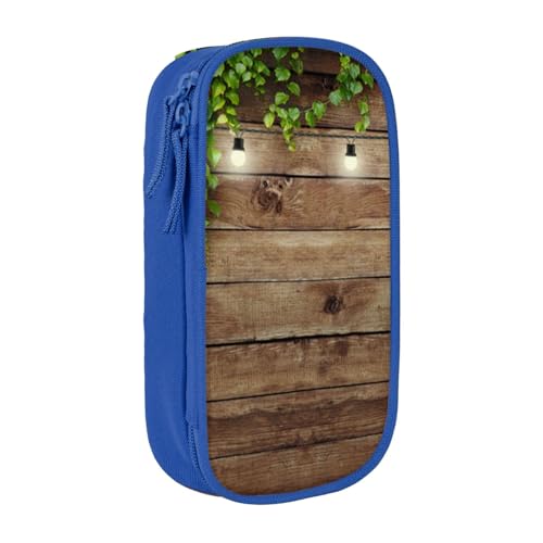 Gfhwpxcnb Stall Federmäppchen aus Holz für Jungen und Mädchen, großes Federmäppchen mit Fächern, Stifttasche, Schreibwaren-Organizer für Büro, Schule, Zubehör, Schwarz, blau, Einheitsgröße, Gfhwpxcnb Stall Federmäppchen aus Holz für Jungen und Mädchen, großes Federmäppchen mit Fächern, Stifttasche, Schreibwaren-Organizer für Büro, Schule, Zubehör, Schwarz, blau, Einheitsgröße, von Gfhwpxcnb