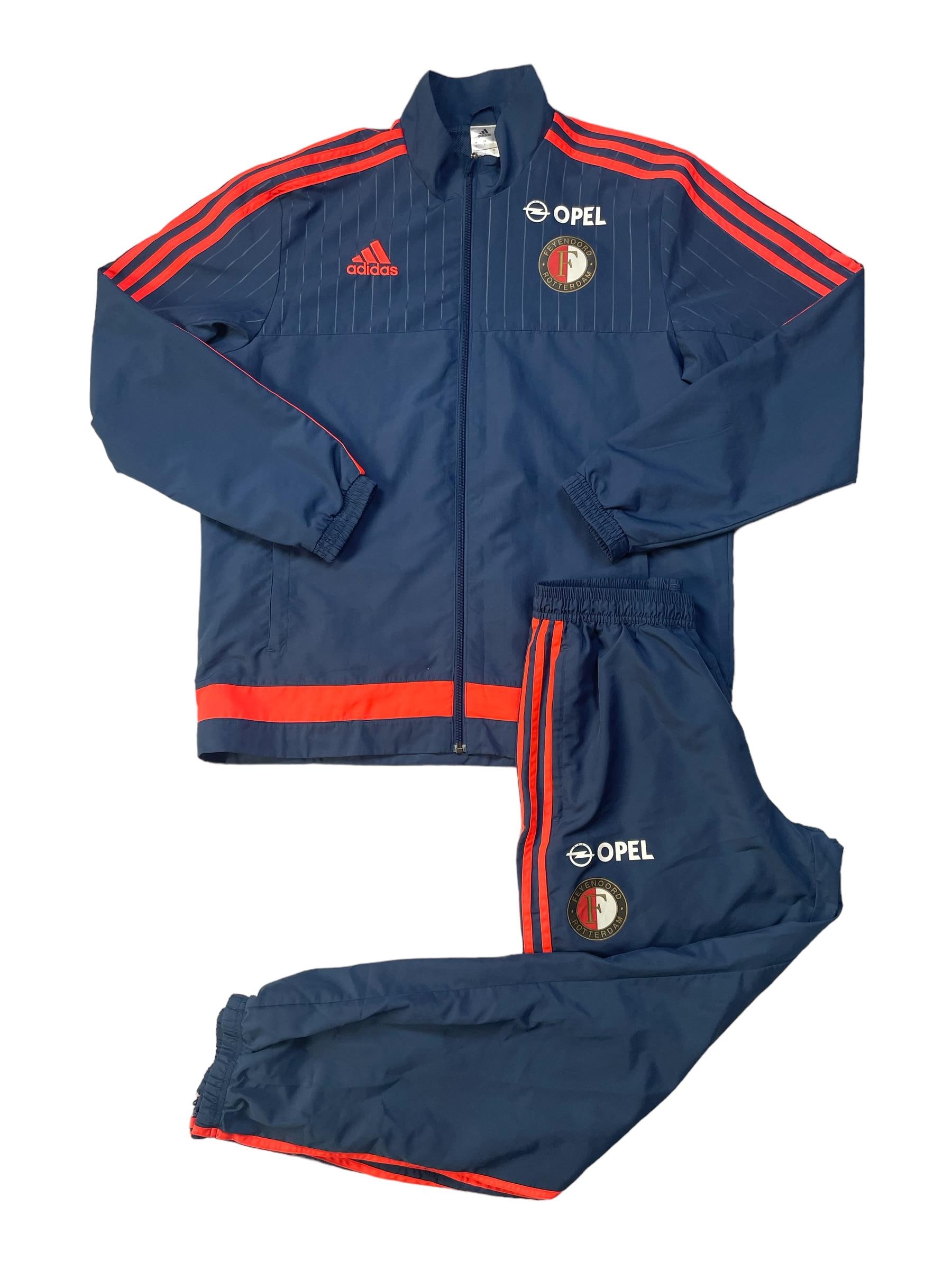Limitierter Adidas Feyenoord Rotterdam Vintage Tracksuit/Trainingsanzug | Gr. L Blau/Rot Top Zustand Limitierter Adidas Feyenoord Rotterdam Vintage Tracksuit/Trainingsanzug | Gr. L Blau/Rot Top Zustand von GfitsVintage