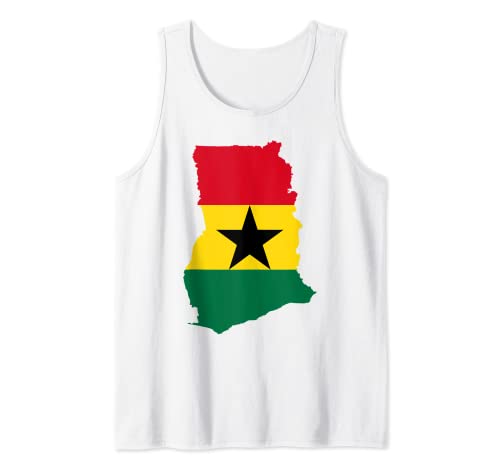 Ghana Flagge Deko Accra Afrika Frauen Männer Motiv Fun Ghana Tank Top Ghana Flagge Deko Accra Afrika Frauen Männer Motiv Fun Ghana Tank Top von Ghana Fahne Afrika Design Damen Herren Africa Land