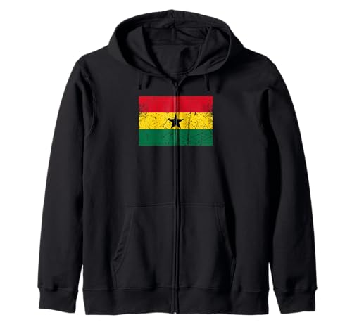 Ghana-Flagge, Grafik für Männer, Frauen, Kinder Kapuzenjacke Ghana-Flagge, Grafik für Männer, Frauen, Kinder Kapuzenjacke von Ghana Flag Graphic Store