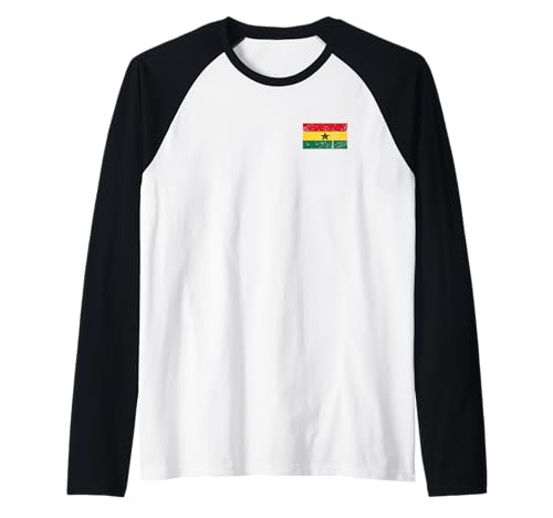 Ghana-Flagge, Grafik für Männer, Frauen, Kinder Raglan Ghana-Flagge, Grafik für Männer, Frauen, Kinder Raglan von Ghana Flag Graphic Store