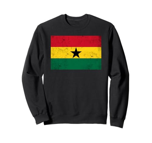 Ghana-Flagge, Grafik für Männer, Frauen, Kinder Sweatshirt von Ghana Flag Graphic Store