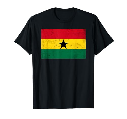 Ghana-Flagge, Grafik für Männer, Frauen, Kinder T-Shirt Ghana-Flagge, Grafik für Männer, Frauen, Kinder T-Shirt von Ghana Flag Graphic Store