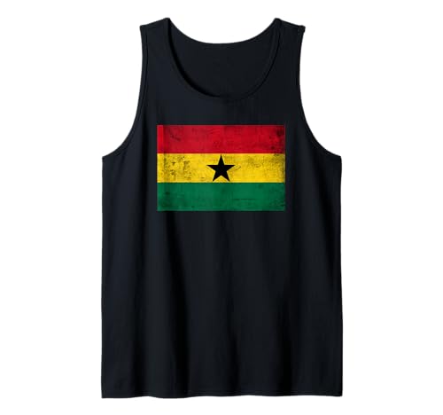 Ghana-Flagge, Grafik für Männer, Frauen, Kinder Tank Top von Ghana Flag Graphic Store