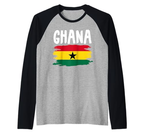 Ghana Roots Heritage Outfit Idee für Kinder & ghanaische Flagge Raglan Ghana Roots Heritage Outfit Idee für Kinder & ghanaische Flagge Raglan von Ghanaian Flag Accessories Outfit Idea For Women