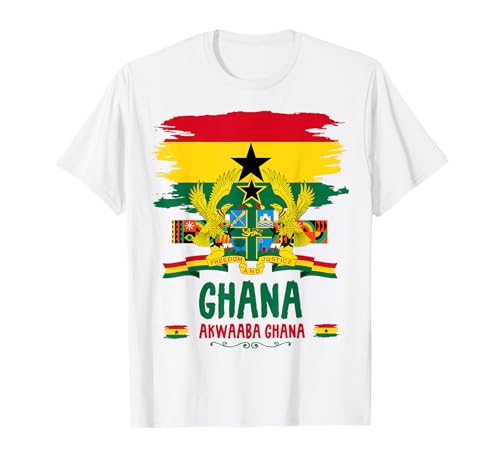 Ghana Roots Heritage Outfit Idee für Frauen & ghanaische Flagge T-Shirt Ghana Roots Heritage Outfit Idee für Frauen & ghanaische Flagge T-Shirt von Ghanaian Flag Accessories Outfit Ideas For Kids
