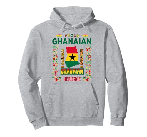 Ghanaische Flagge Heritage Outfit Idee für Frauen & Ghanawurzeln Pullover Hoodie von Ghanaian Flag Costume Accessories Ideas For Kids