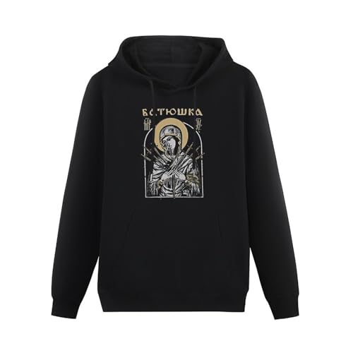 Ghee Batushka Mary Dagger Unisex Hooded Printed Pullover Hoodies Mens Black Sweatshirts M von Ghee