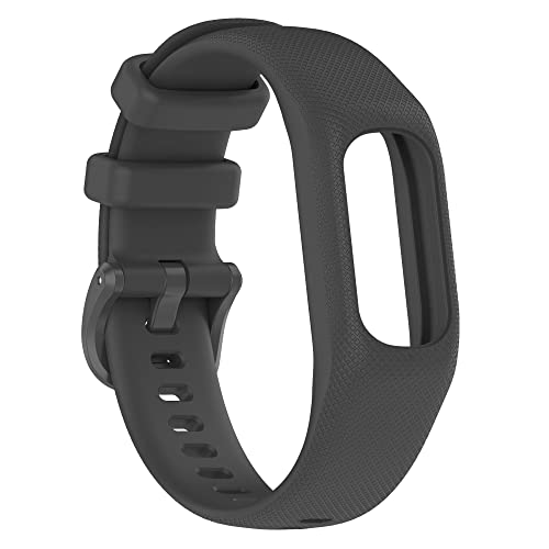 Gheper Weiches Silikonband Kompatibel mit Garmin Vivosmart 5 Armbändern Ersatzarmband Armband Gehäuseabdeckung für Damen und Herren, Kleine/Große Größe von Gheper