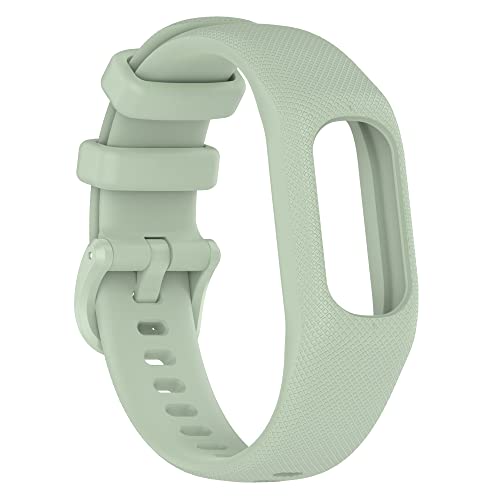 Gheper Weiches Silikonband Kompatibel mit Garmin Vivosmart 5 Armbändern Ersatzarmband Armband Gehäuseabdeckung für Damen und Herren, Kleine/Große Größe von Gheper