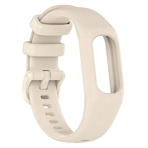 Gheper Weiches Silikonband Kompatibel mit Garmin Vivosmart 5 Armbändern Ersatzarmband Armband Gehäuseabdeckung für Damen und Herren, Kleine/Große Größe von Gheper