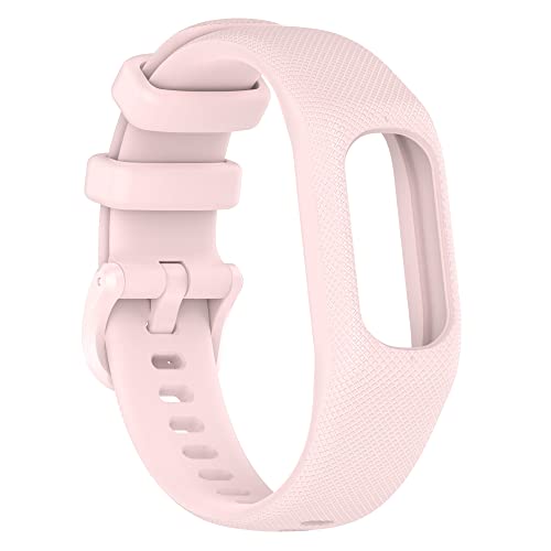 Gheper Weiches Silikonband Kompatibel mit Garmin Vivosmart 5 Armbändern Ersatzarmband Armband Gehäuseabdeckung für Damen und Herren, Kleine/Große Größe von Gheper