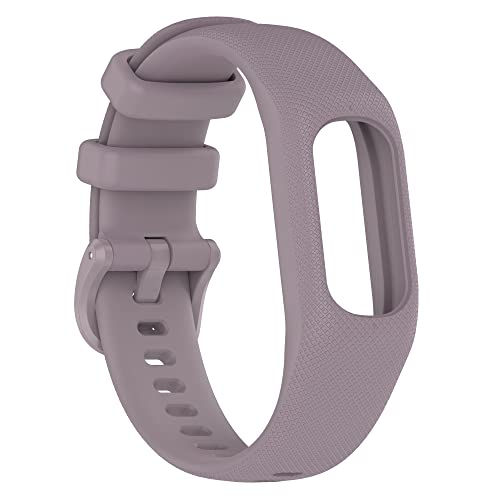 Gheper Weiches Silikonband Kompatibel mit Garmin Vivosmart 5 Armbändern Ersatzarmband Armband Gehäuseabdeckung für Damen und Herren, Kleine/Große Größe von Gheper