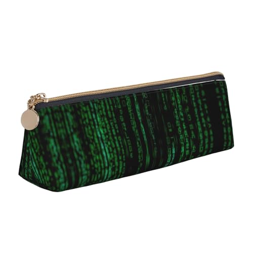 Ghjkfbf Hacker Era Federmäppchen aus Leder, mit Reißverschluss, für Schreibwaren, kleine Kosmetiktasche Ghjkfbf Hacker Era Federmäppchen aus Leder, mit Reißverschluss, für Schreibwaren, kleine Kosmetiktasche von Ghjkfbf