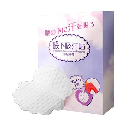 Achsel-Schweißpads, schützende Schweißpads, schweißabsorbierende Damen-Pads, 20 Stück, geruchshemmende Unterarm-Pads, Schweißschutz-Pads, Einweg-Schweißpads zum Laufen von Ghjkldha