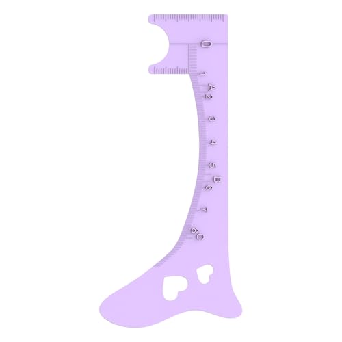 Augenbrauen-Lineal – Silikon-Augenbrauen-Make-up-Mapping-Vorlage | Make-up-Anleitungswerkzeug, Augenbrauenpositionierungslineal, professionelles Augen-Make-up-Tool für Frauen, Mädchen, Anfänger von Ghjkldha