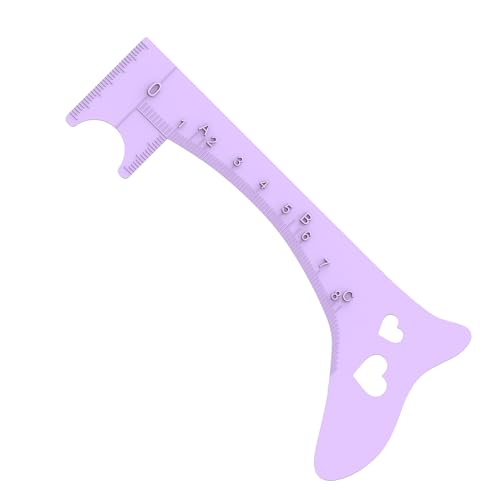 Augenbrauenmesswerkzeug | Eyeliner-Leitfaden für Augenbrauen - Augenbrauenformungs-Lineal, Augen-Make-up-Hilfe, Brauenmesswerkzeug für Anfänger, Eyeliner, Wimpern, Augenbrauen von Ghjkldha