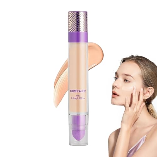 Concealer Stick, Full Coverage Corrector Creamy Finish, Long Lasting Face Makeup, Excellent for Under Eye Circles, Blemish Erasing, Evening Skin Tones von Ghjkldha