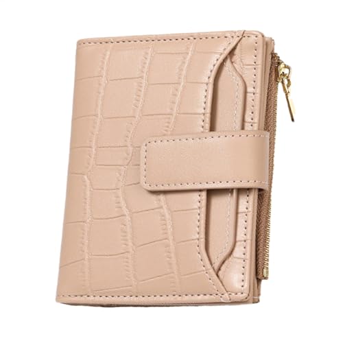 Ghjkldha Damen Leder Geldbörse Kartenhalter mit Münzgeldbörse, kompakte Reisebrieftasche für Frauen mit Kreditkartenhalter, multifunktionale Geldbörse für den täglichen Gebrauch, stilvoller von Ghjkldha