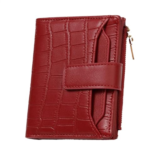 Ghjkldha Damen Leder Geldbörse Kartenhalter mit Münzgeldbörse, kompakte Reisebrieftasche für Frauen mit Kreditkartenhalter, multifunktionale Geldbörse für den täglichen Gebrauch, stilvoller von Ghjkldha