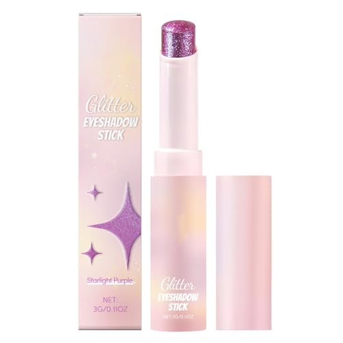 Glitzer Lidschatten Stift - Schimmer Glanz Eyeliner Aufheller - Sanft Auftragende Kosmetik Für Unterwegs von Ghjkldha