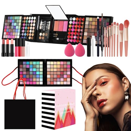 Professionelles Make-up-Kit, komplette Kosmetik-Kits, Make-up-Paletten-Kits, Anfänger-Make-up-Sets, Damen-Make-up-Kollektionen, vielseitiges Make-up unverzichtbar für Frauen und Mädchen von Ghjkldha