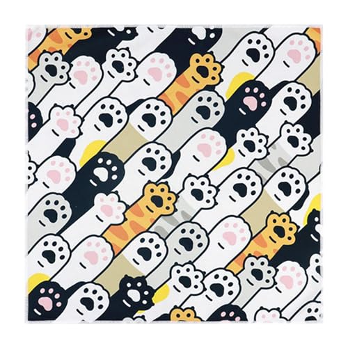 Selbstklebende Stoffverpackung, offen, flach liegend, geräuschloser Stoff-Organizer, 50 x 50 cm, wiederverwendbare Kosmetikabdeckung, ideal für Lippenstifte, Lotion, Lidschatten, Concealer von Ghjkldha