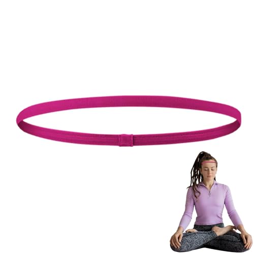 Silikon-Haarband für den Sport, elastisches rutschfestes Stirnband, Yoga-Stirnband für Damen, hochelastisches Haarband zum Laufen, weiches und tragbares Silikon-Haarband für Damen beim Sport von Ghjkldha