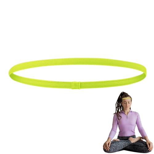 Silikon-Haarband für den Sport, elastisches rutschfestes Stirnband, Yoga-Stirnband für Damen, hochelastisches Haarband zum Laufen, weiches und tragbares Silikon-Haarband für Damen beim Sport von Ghjkldha