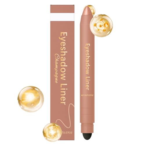 Wasserdichter Augenkonturenstift - 2-in-1 Täglicher Augen Makeup Stift - Verschmierungssicherer Eyeliner Für Damen Party Alltag Beruf Cosplay Konzert Reise Bühne Kostüm von Ghjkldha