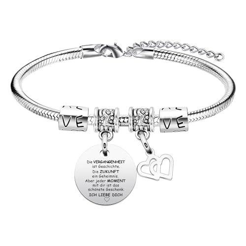 Ghloyza Armband Valentinstag Geschenke Ehefrau Liebhaber Charm für Frauen Freundin von Ghloyza