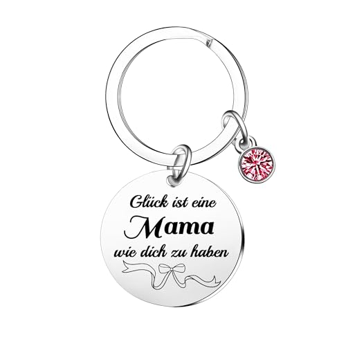 Ghloyza Mama Schlüsselanhänger Von Tochter Sohn Mama Mama Mütter Geburtstag Weihnachtsgeschenke Glück ist, eine Mutter wie dich zu haben Schlüsselanhänger Geschenke von Ghloyza