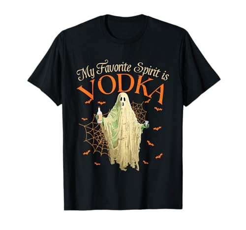 My Favorite Spirit is Vodka Ghost Halloween Kostüm Herren T-Shirt My Favorite Spirit is Vodka Ghost Halloween Kostüm Herren T-Shirt von Ghost Drink Funny Halloween Shirts
