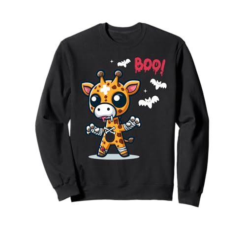 Men Women Kids Funny Giraffe Boo Spooky Halloween Trendy Sweatshirt Men Women Kids Funny Giraffe Boo Spooky Halloween Trendy Sweatshirt von Ghost Giraffe Halloween Fun Costume Animal Lover