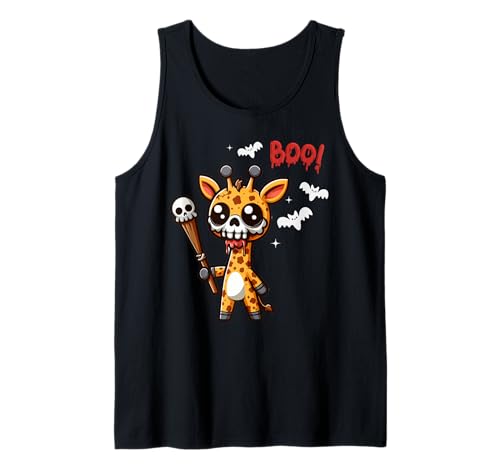 Men Women Kids Trendy Funny Giraffe Boo Spooky Halloween Tank Top Men Women Kids Trendy Funny Giraffe Boo Spooky Halloween Tank Top von Ghost Giraffe Halloween Fun Costume Animal Lover