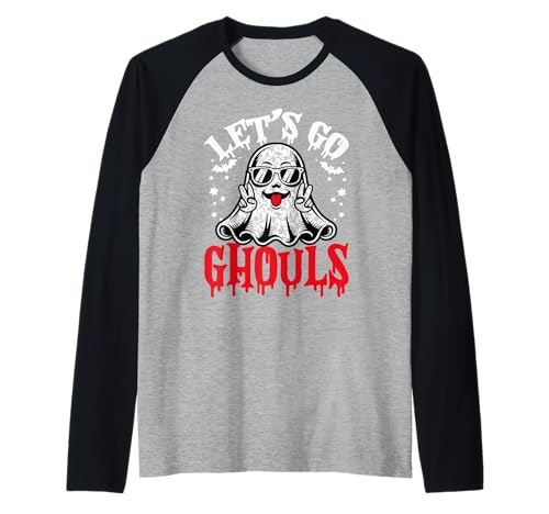 Ghost Halloween Lets Go Ghouls Lustiges Halloween für Herren, Damen und Kinder Raglan Ghost Halloween Lets Go Ghouls Lustiges Halloween für Herren, Damen und Kinder Raglan von Ghost Halloween Lets Go Ghouls