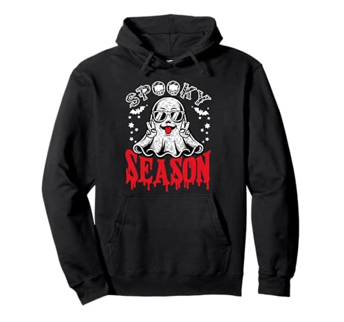 Ghost Halloween Gruselige Jahreszeit Lustig Halloween Männer Frauen Kinder Pullover Hoodie von Ghost Halloween Spooky Season Funny Halloween