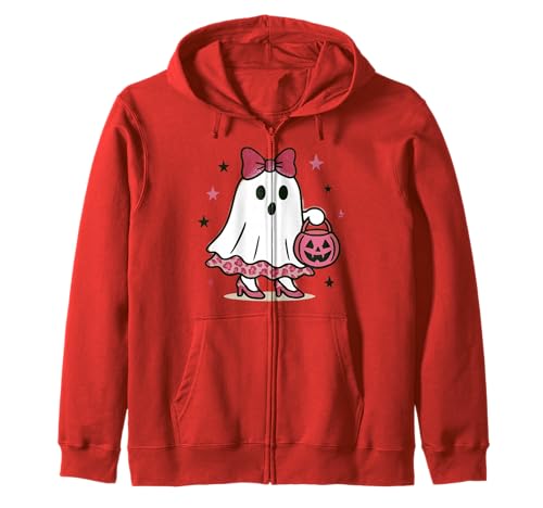 Niedlicher Geist mit Kürbissen, Halloween, Damen, Herren, Kinder Kapuzenjacke Niedlicher Geist mit Kürbissen, Halloween, Damen, Herren, Kinder Kapuzenjacke von Ghost Halloween Tshirt Kids Boys Girls