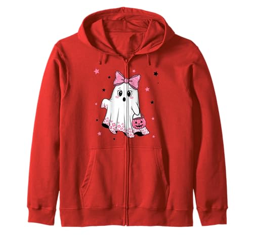 Niedlicher Geist mit Kürbissen, Halloween, Damen, Herren, Kinder Kapuzenjacke Niedlicher Geist mit Kürbissen, Halloween, Damen, Herren, Kinder Kapuzenjacke von Ghost Halloween Tshirt Kids Boys Girls
