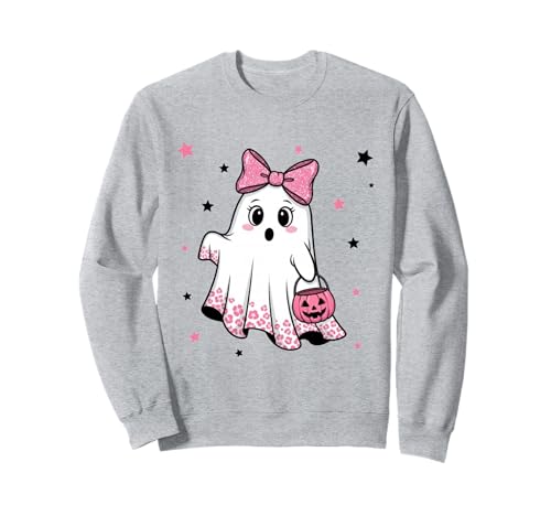Niedlicher Geist mit Kürbissen, Halloween, Damen, Herren, Kinder Sweatshirt Niedlicher Geist mit Kürbissen, Halloween, Damen, Herren, Kinder Sweatshirt von Ghost Halloween Tshirt Kids Boys Girls
