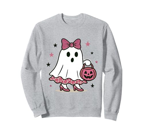 Niedlicher Geist mit Kürbissen, Halloween, Damen, Herren, Kinder Sweatshirt Niedlicher Geist mit Kürbissen, Halloween, Damen, Herren, Kinder Sweatshirt von Ghost Halloween Tshirt Kids Boys Girls