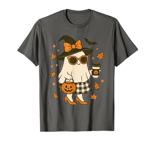 Niedlicher Geist mit Kürbissen, Halloween, Damen, Herren, Kinder T-Shirt Niedlicher Geist mit Kürbissen, Halloween, Damen, Herren, Kinder T-Shirt von Ghost Halloween Tshirt Kids Boys Girls