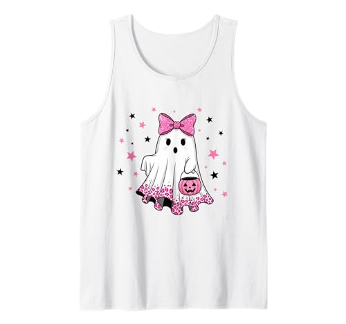 Niedlicher Geist mit Kürbissen, Halloween, Damen, Herren, Kinder Tank Top Niedlicher Geist mit Kürbissen, Halloween, Damen, Herren, Kinder Tank Top von Ghost Halloween Tshirt Kids Boys Girls