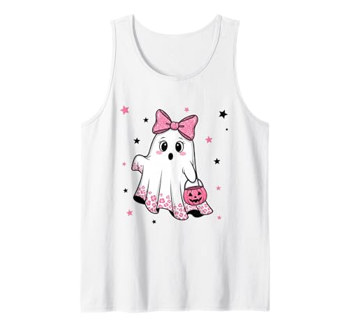 Niedlicher Geist mit Kürbissen, Halloween, Damen, Herren, Kinder Tank Top Niedlicher Geist mit Kürbissen, Halloween, Damen, Herren, Kinder Tank Top von Ghost Halloween Tshirt Kids Boys Girls